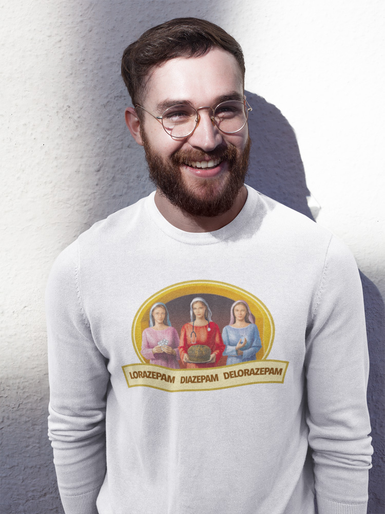 Tre Benzodiazepine / Felpa - immagine 3
